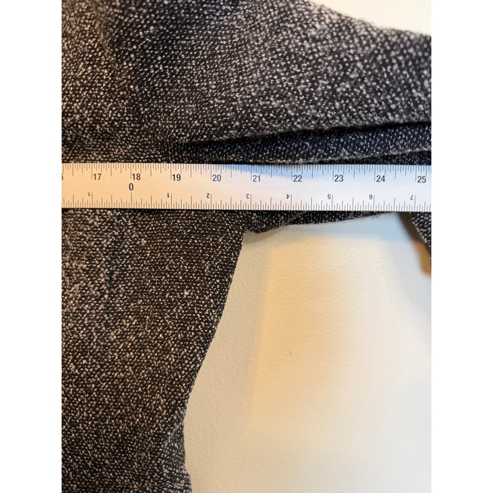 Villager Zip Jacket Women 16 Black White Excellent Tweed Textured Blazer - Picture 3 of 5